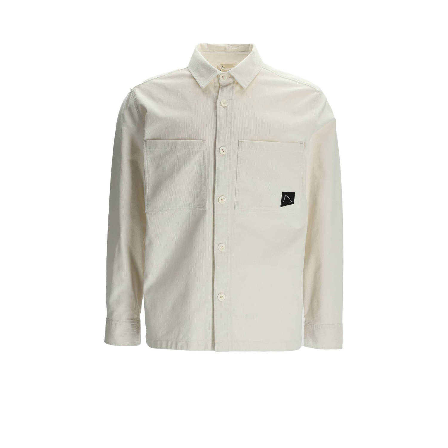 CHASIN' corduroy regular fit overhemd MODUS CORD MINI met logo off white