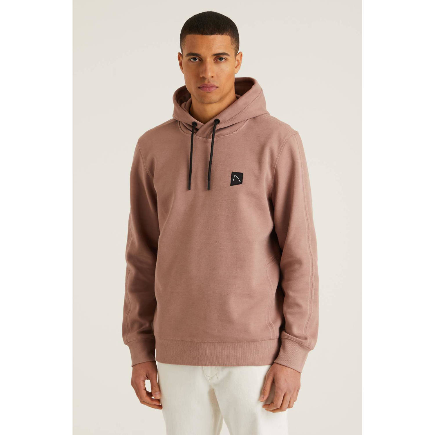CHASIN' hoodie HARPER met logo pink
