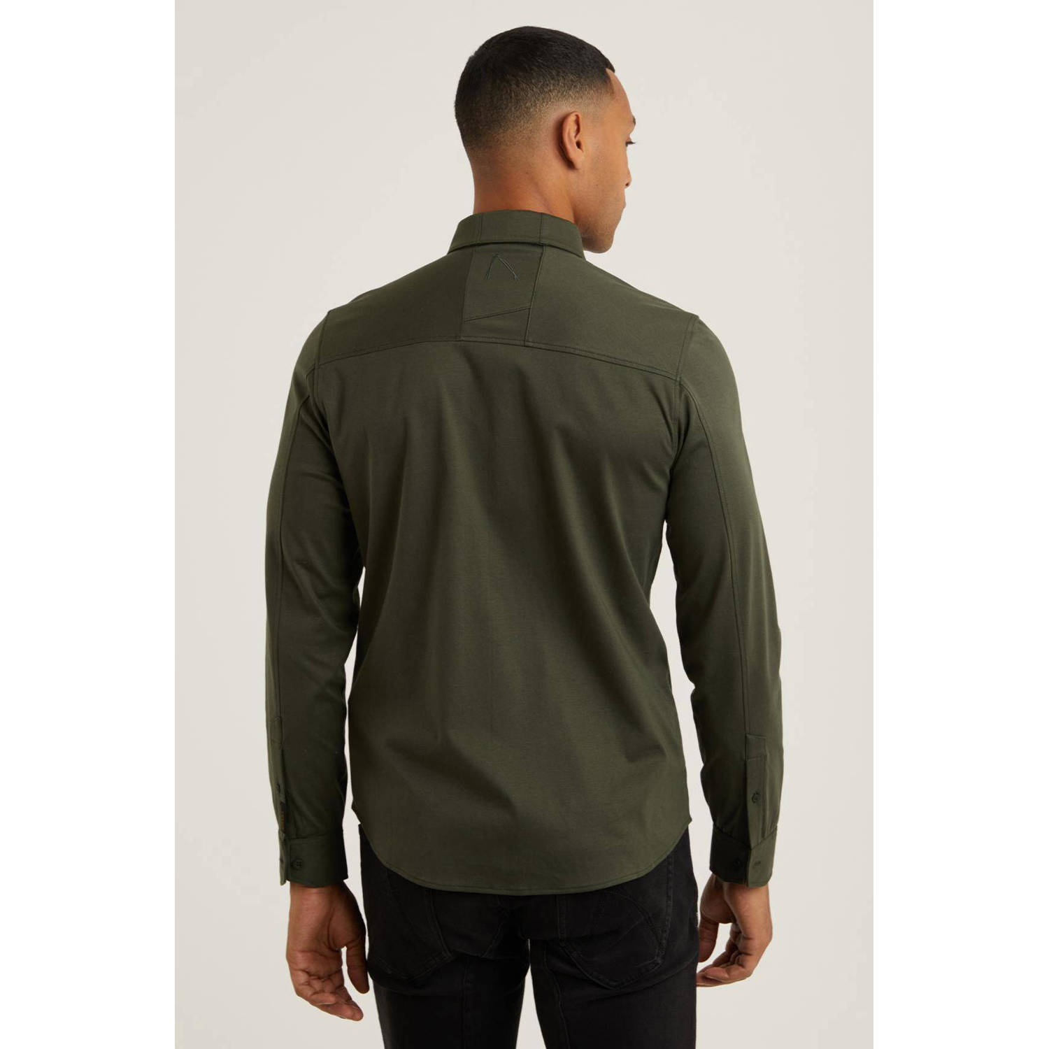 CHASIN' regular fit overhemd Archer L. Sol army