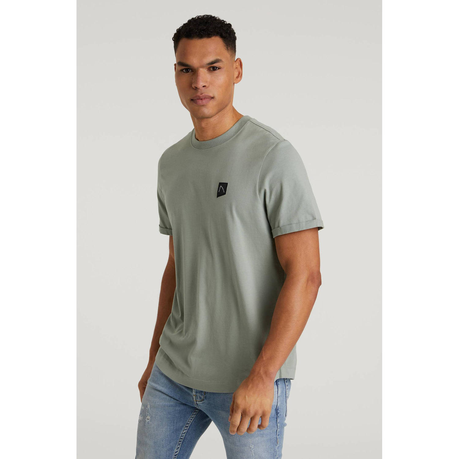 CHASIN' regular fit T-shirt Brody met logo m. green