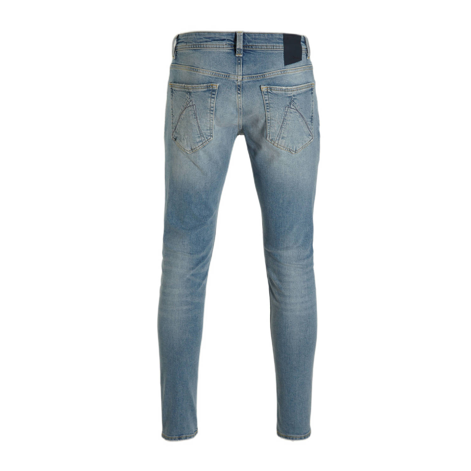 CHASIN' tapered fit jeans Ego Duke light blue repaired