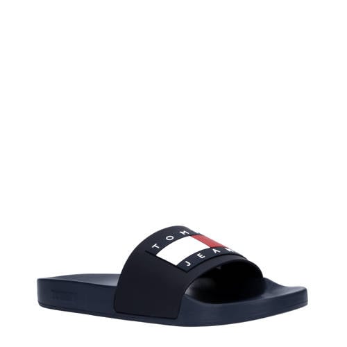 Tommy Jeans badslippers donkerblauw