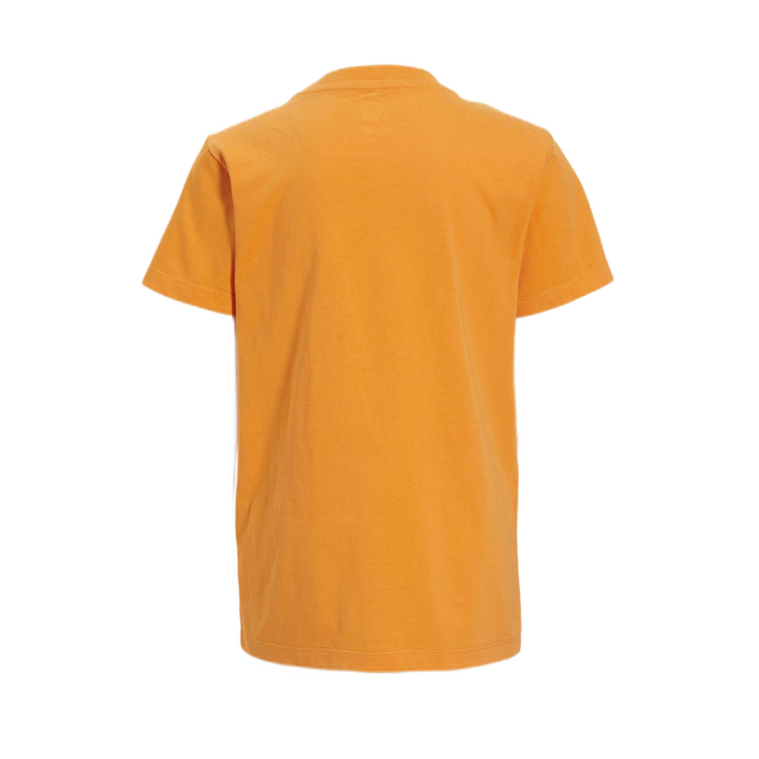anytime T-shirt met printopdruk oranje