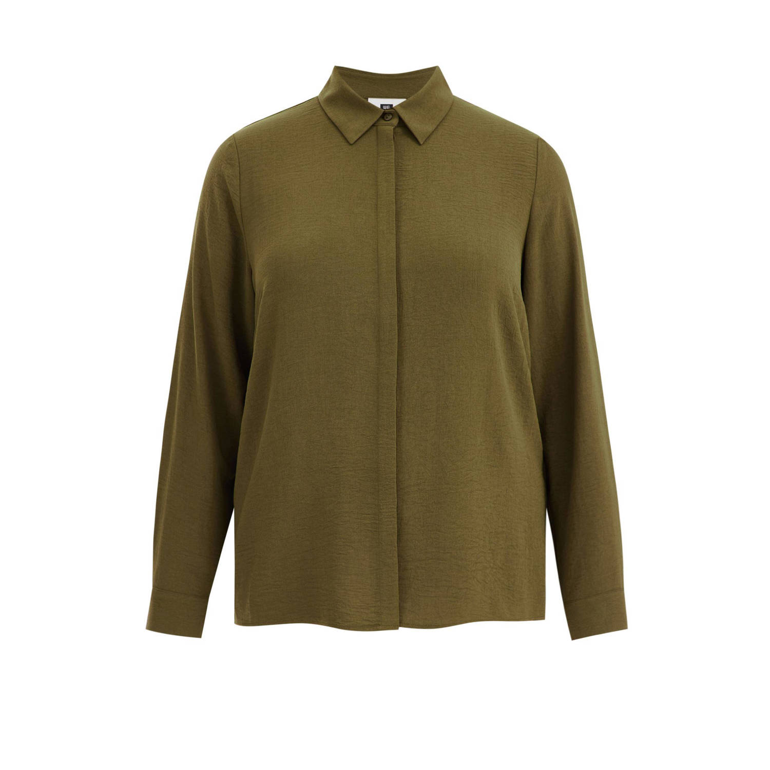 WE Fashion Curve blouse kaki