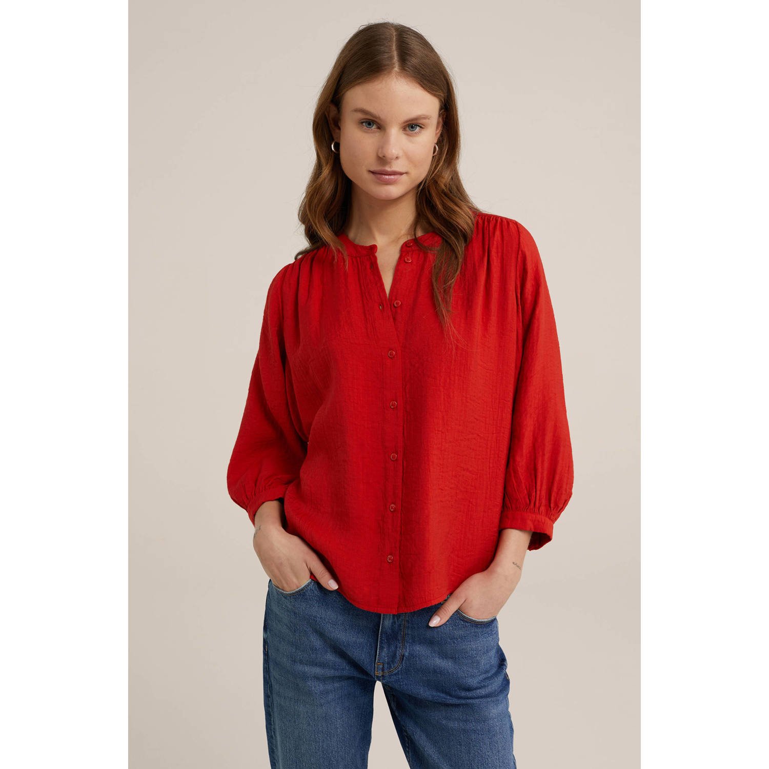 WE Fashion blouse rood