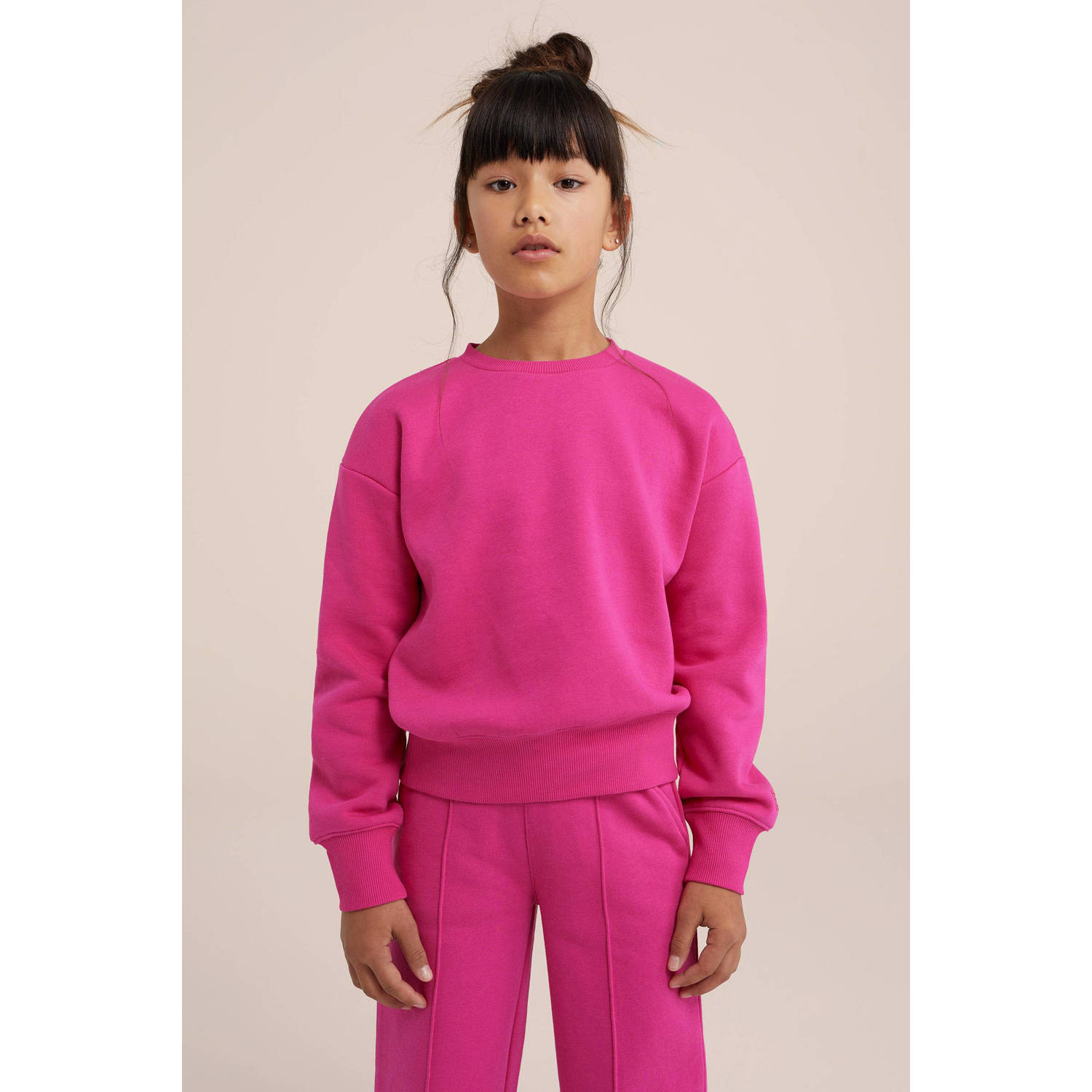 WE Fashion Blue Ridge sweater roze
