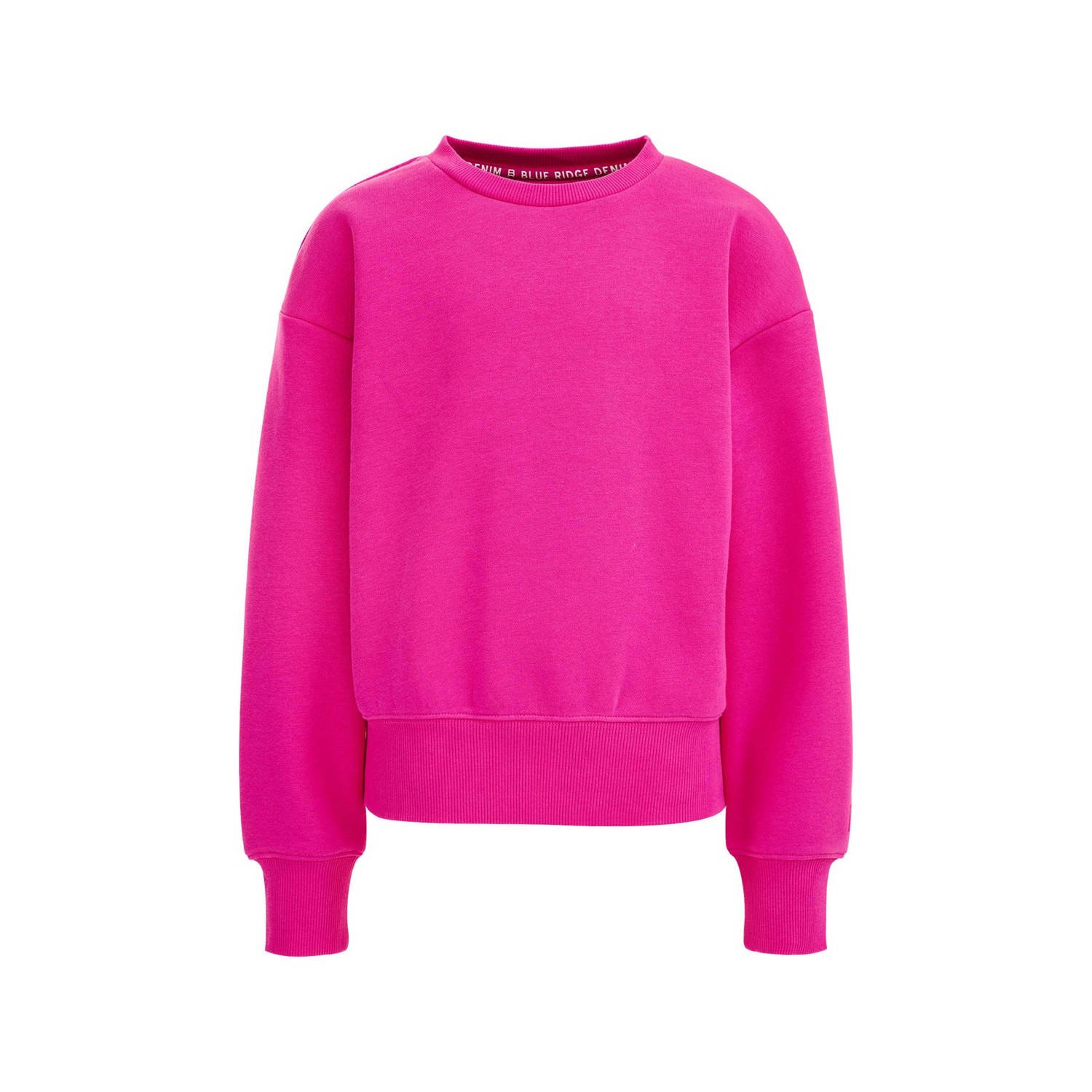 WE Fashion Blue Ridge sweater roze Effen 98 104 | Sweater van