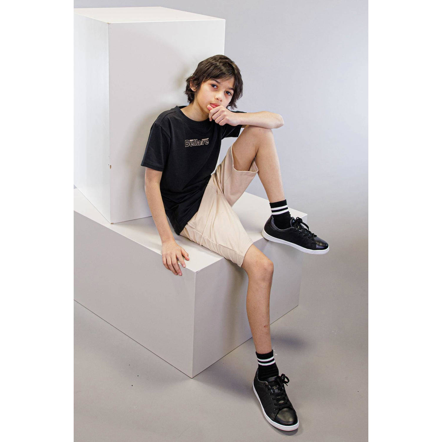Bellaire T-shirt met printopdruk zwart