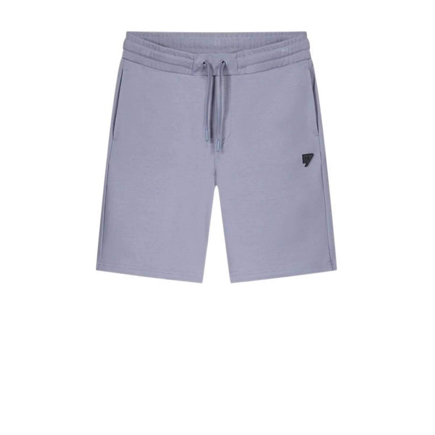 Bellaire regular fit sweatshort vergrijsdblauw Korte broek Jongens Katoen 122 128