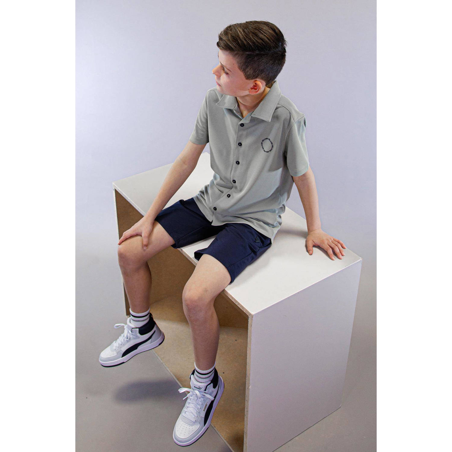 Bellaire slim fit sweatshort navy