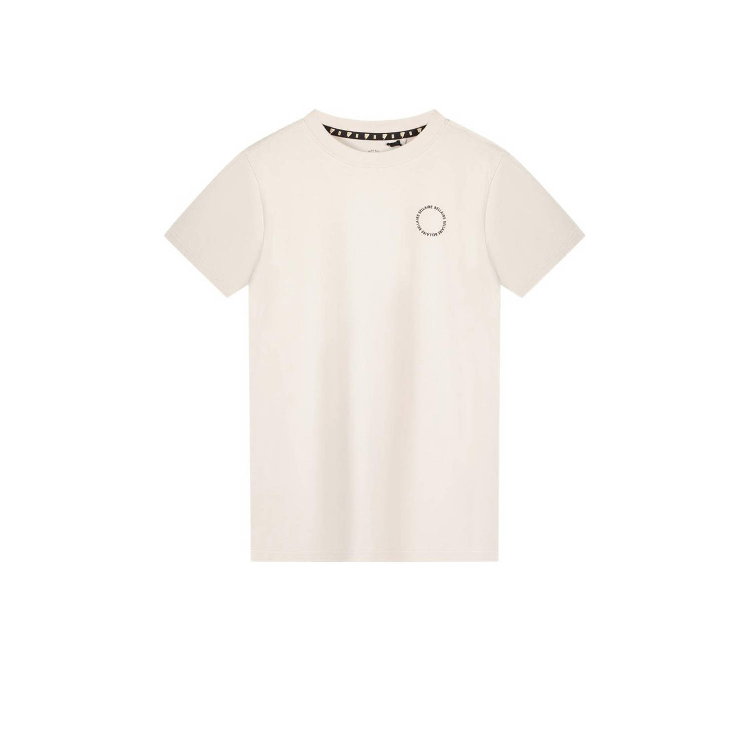Bellaire T-shirt met backprint grijs Jongens Katoen Ronde hals Backprint 122 128