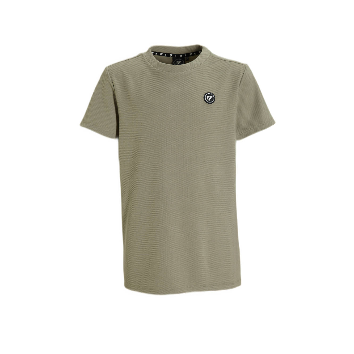 Bellaire T-shirt met printopdruk groen Jongens Stretchkatoen Ronde hals 134 140