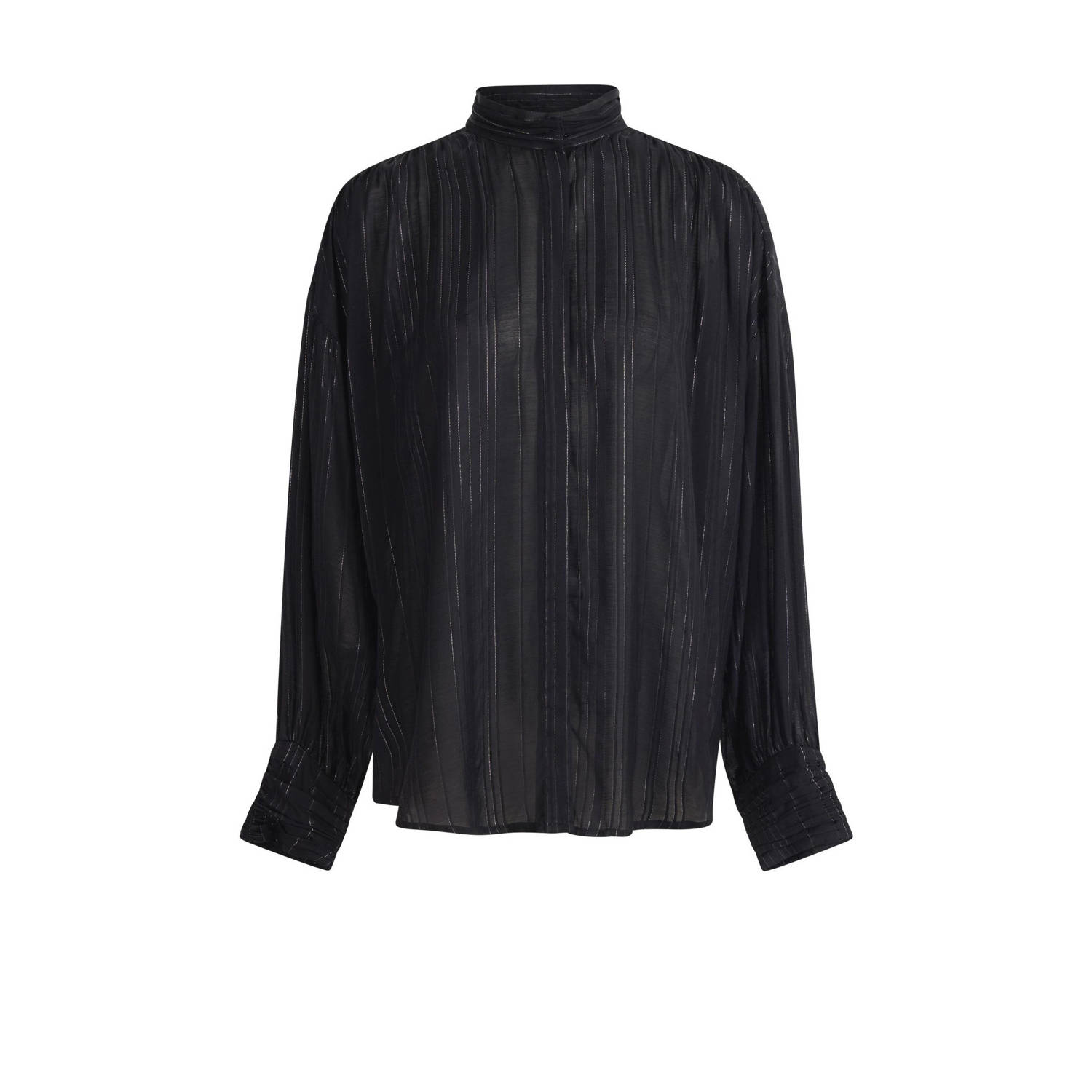Shoeby gestreepte blouse zwart