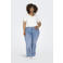 ONLY CARMAKOMA high waist wide leg jeans light blue denim