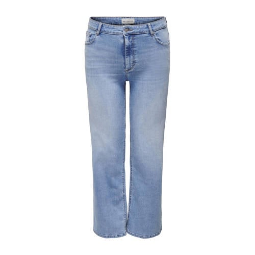 ONLY CARMAKOMA high waist wide leg jeans light blue denim
