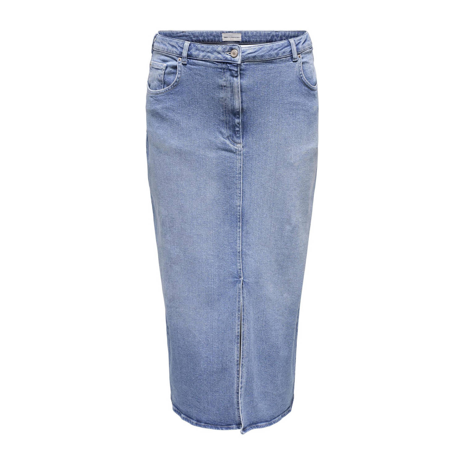 ONLY CARMAKOMA spijkerrok light blue denim