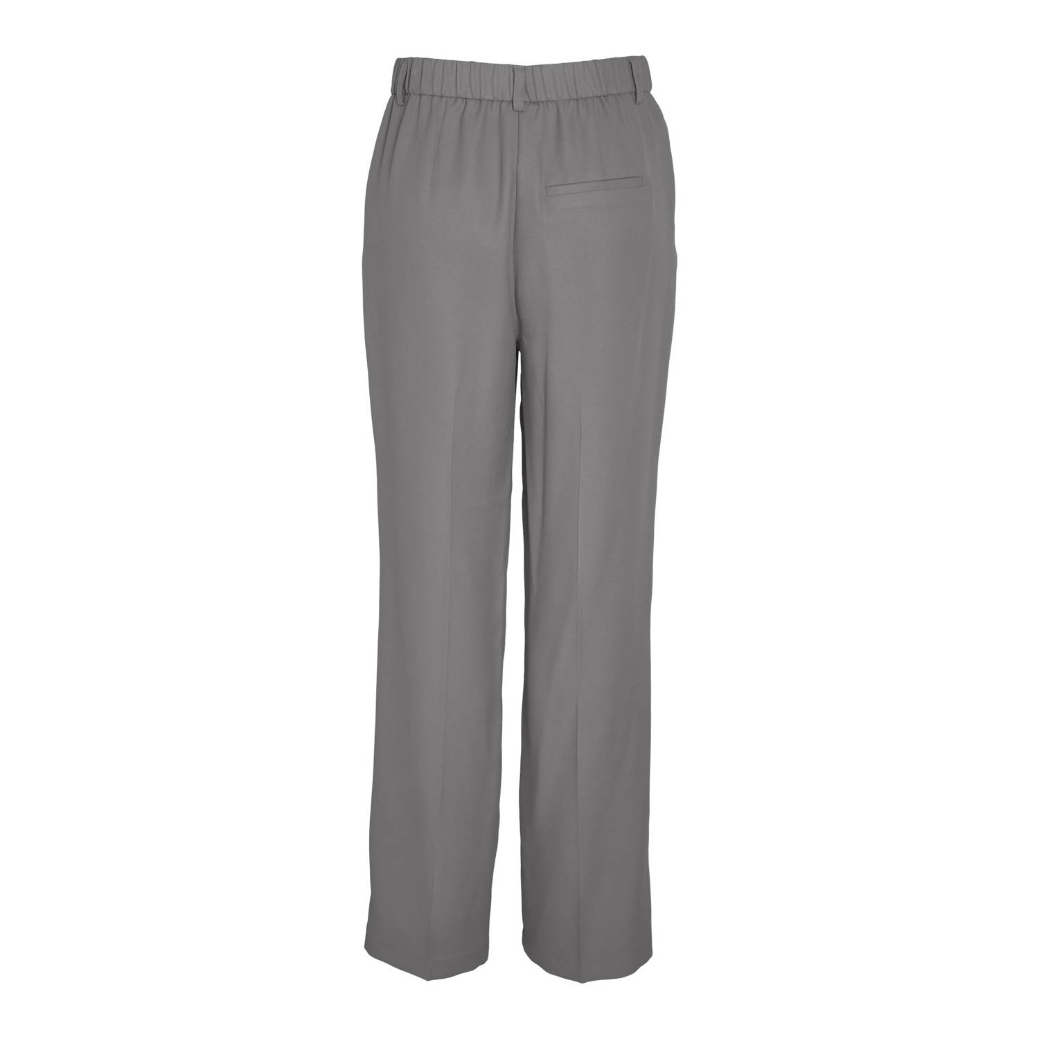 NOISY MAY high waist pantalon NMDEBBIE grijs