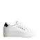 NIKKIE Dawn  leren sneakers wit
