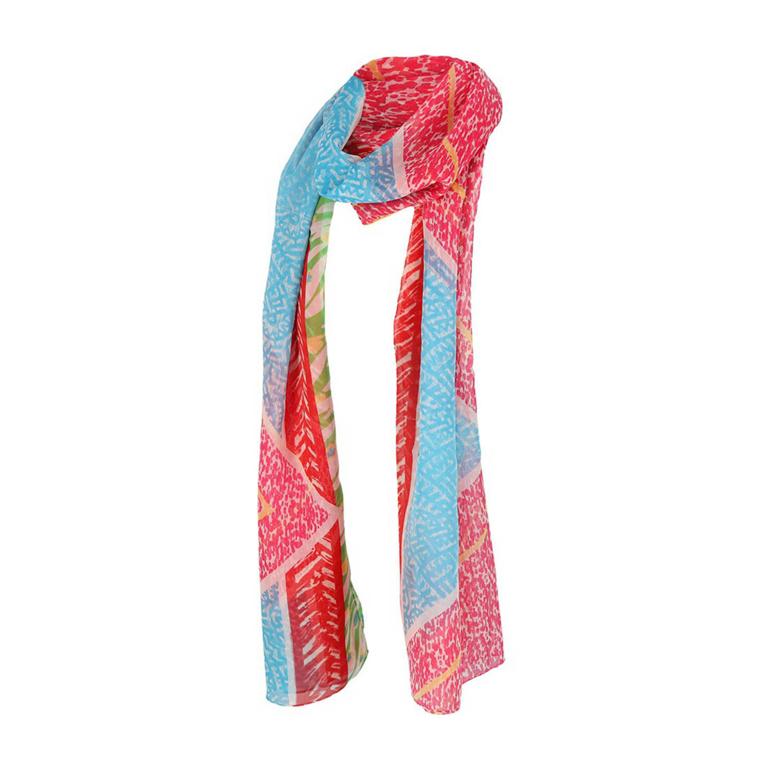 Sarlini sjaal met all-over-print multi
