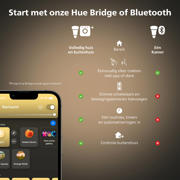 thumbnail: Philips Hue filament globelamp G125 - warm tot koelwit licht - 1-pack - E27
