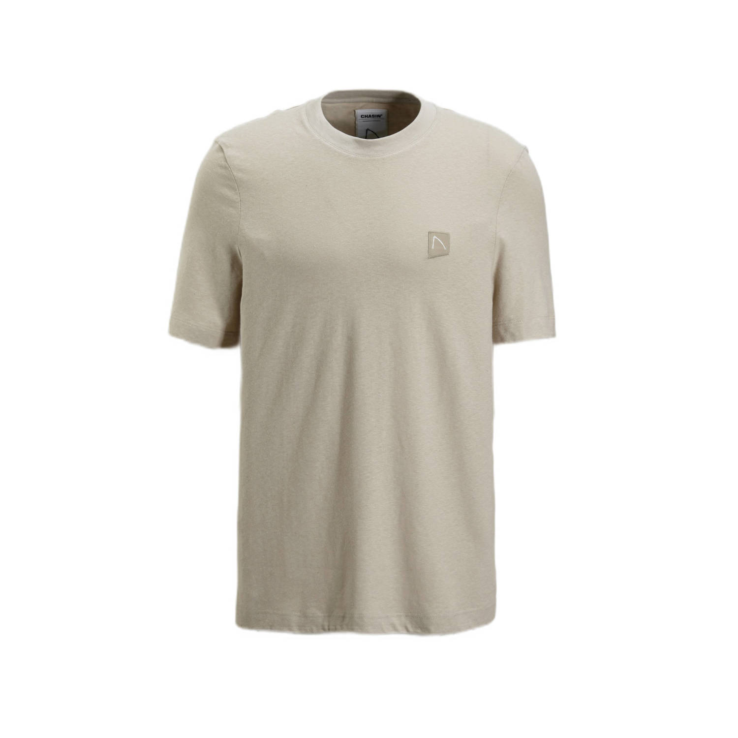 CHASIN' T-shirt ETHAN met logo beige
