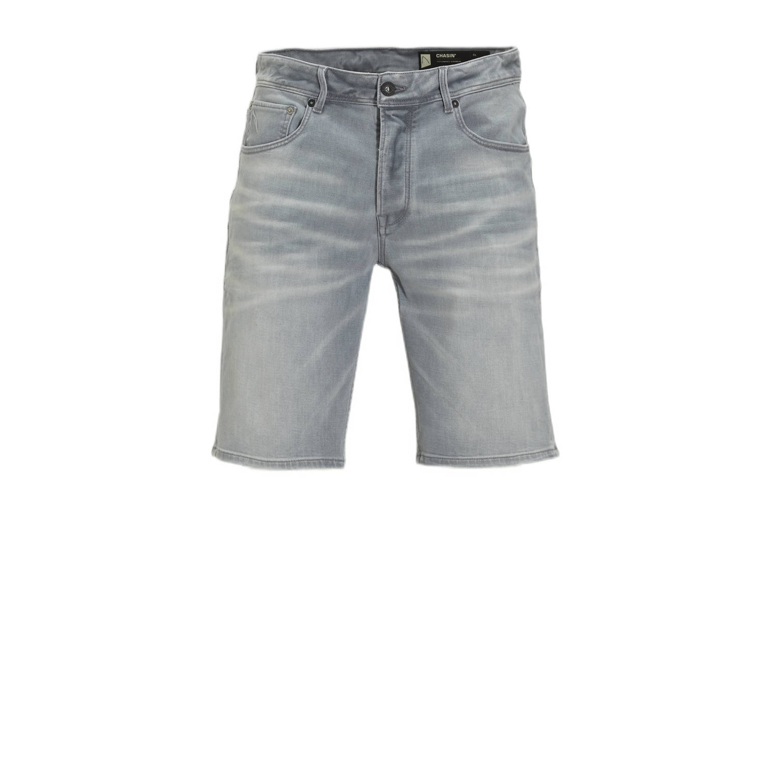 CHASIN' regular fit denim short EGO.S Brighton grey denim