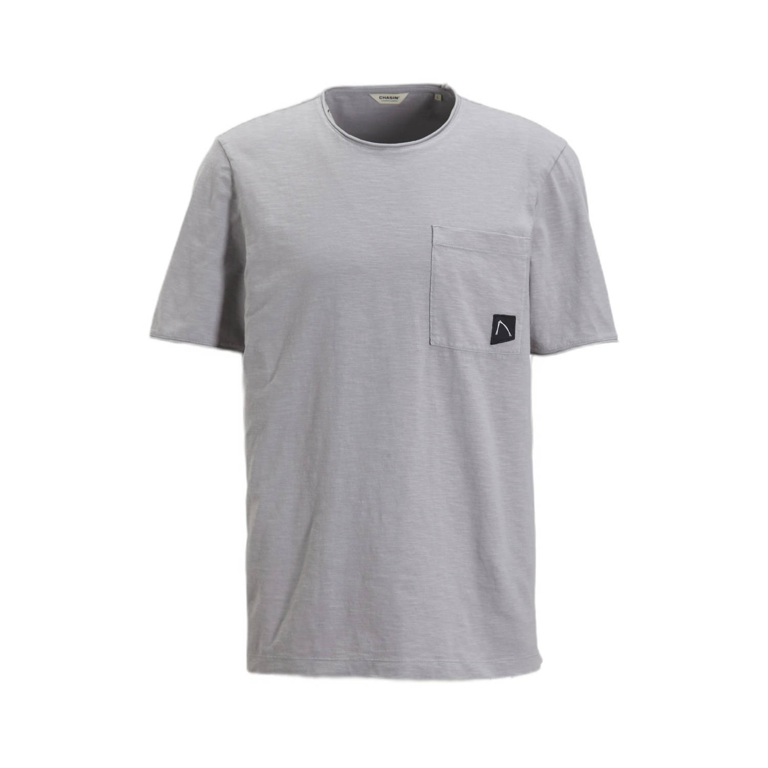 CHASIN' T-shirt ETHER met logo grijs