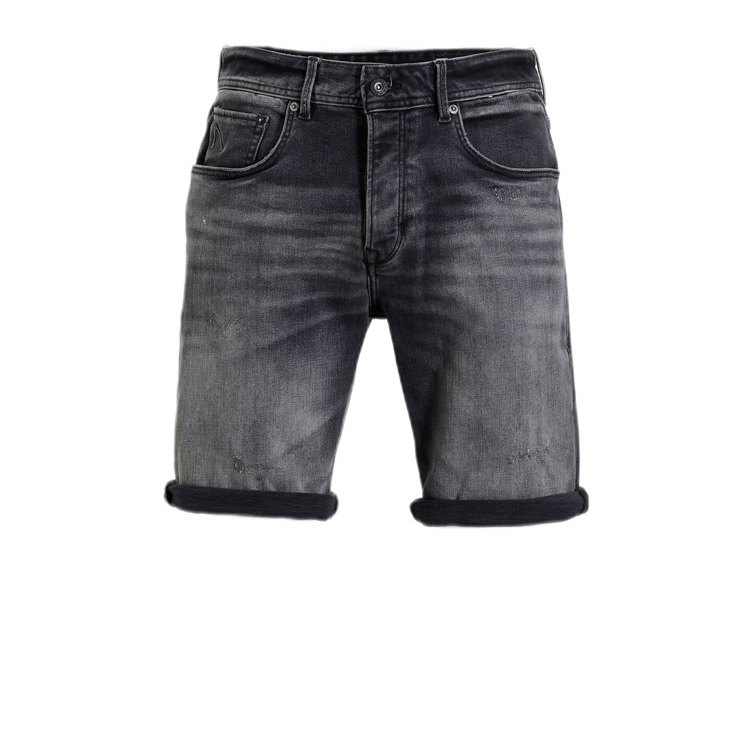 CHASIN' slim fit short EGO.S SANTINE grijs