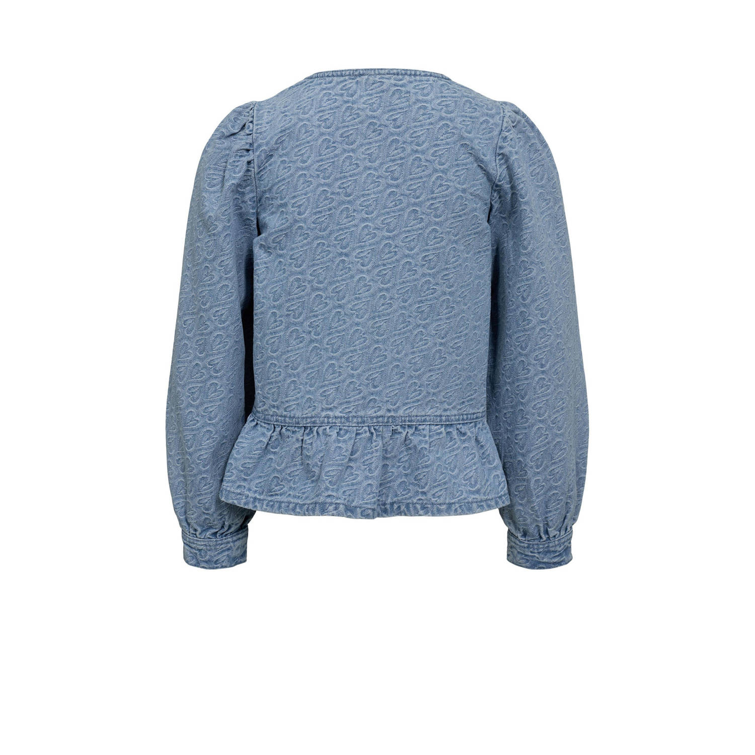 Sofie Schnoor top met hartjes blauw