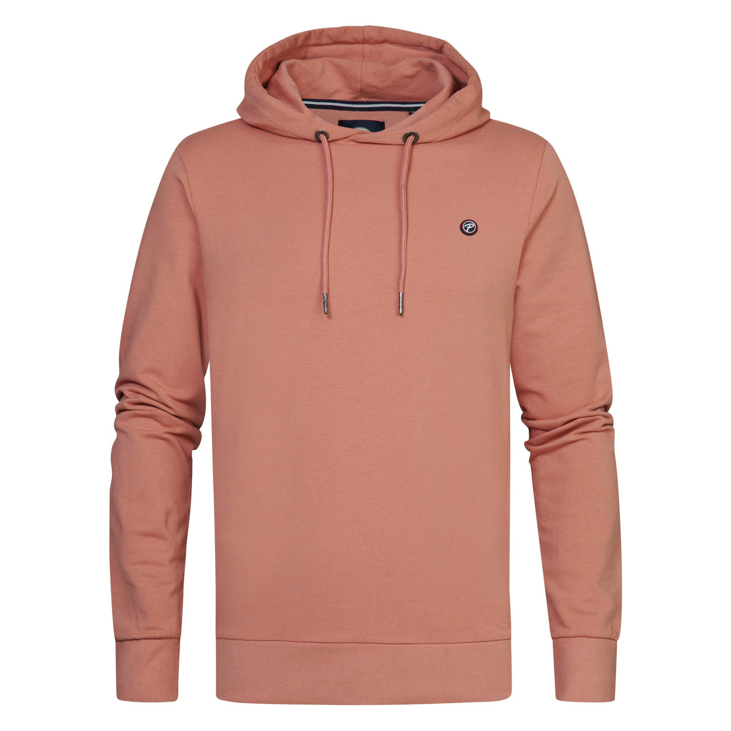 Petrol Industries hoodie met logo red brick