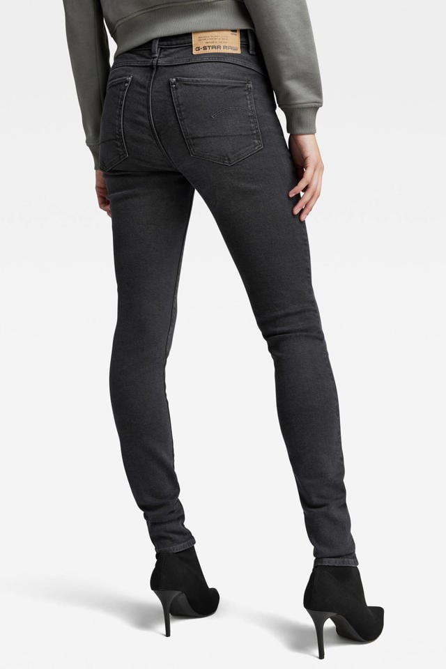 G-Star RAW Lhana skinny jeans worn in black onyx | wehkamp