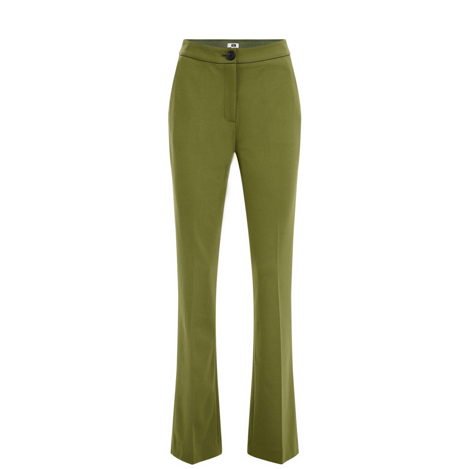 WE Fashion flared pantalon kaki