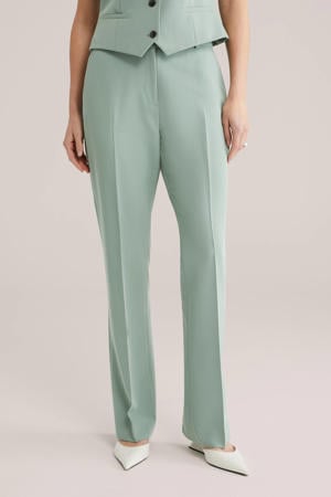 flared pantalon mintgroen