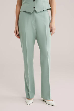 flared pantalon mintgroen