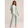 WE Fashion slim fit broek - lichtgroen