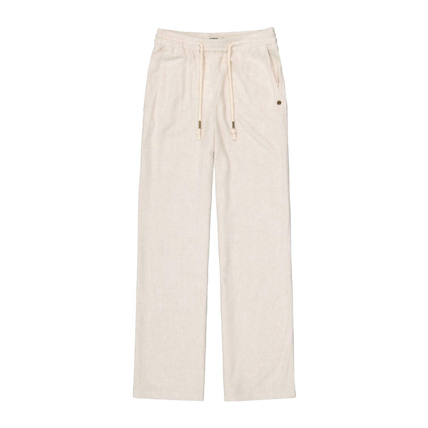 Garcia straight fit broek beige