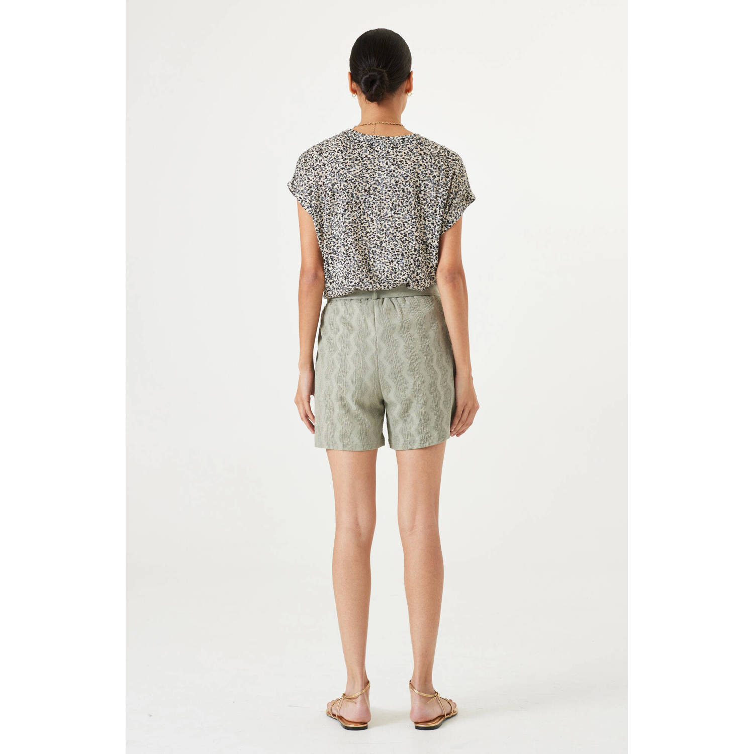 Garcia loose fit short groen