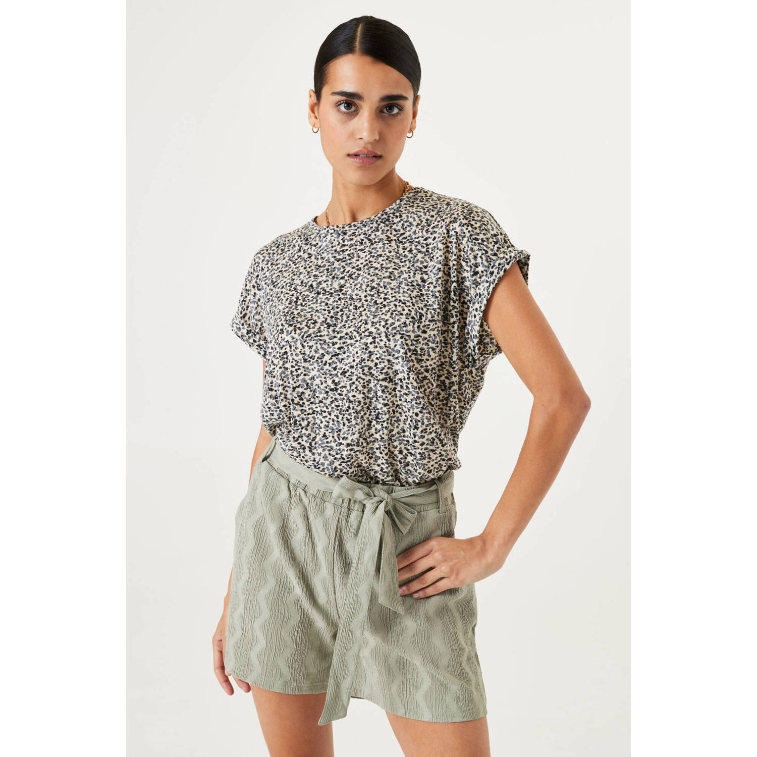 Garcia loose fit short groen