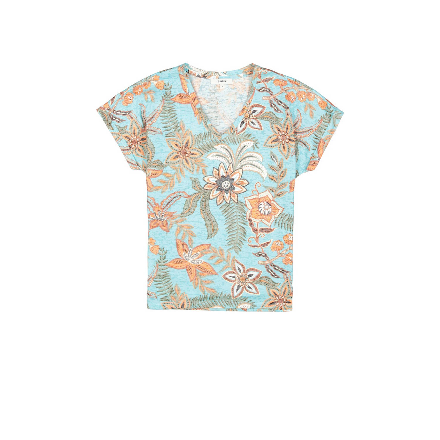 Garcia T-shirt met all over print multi