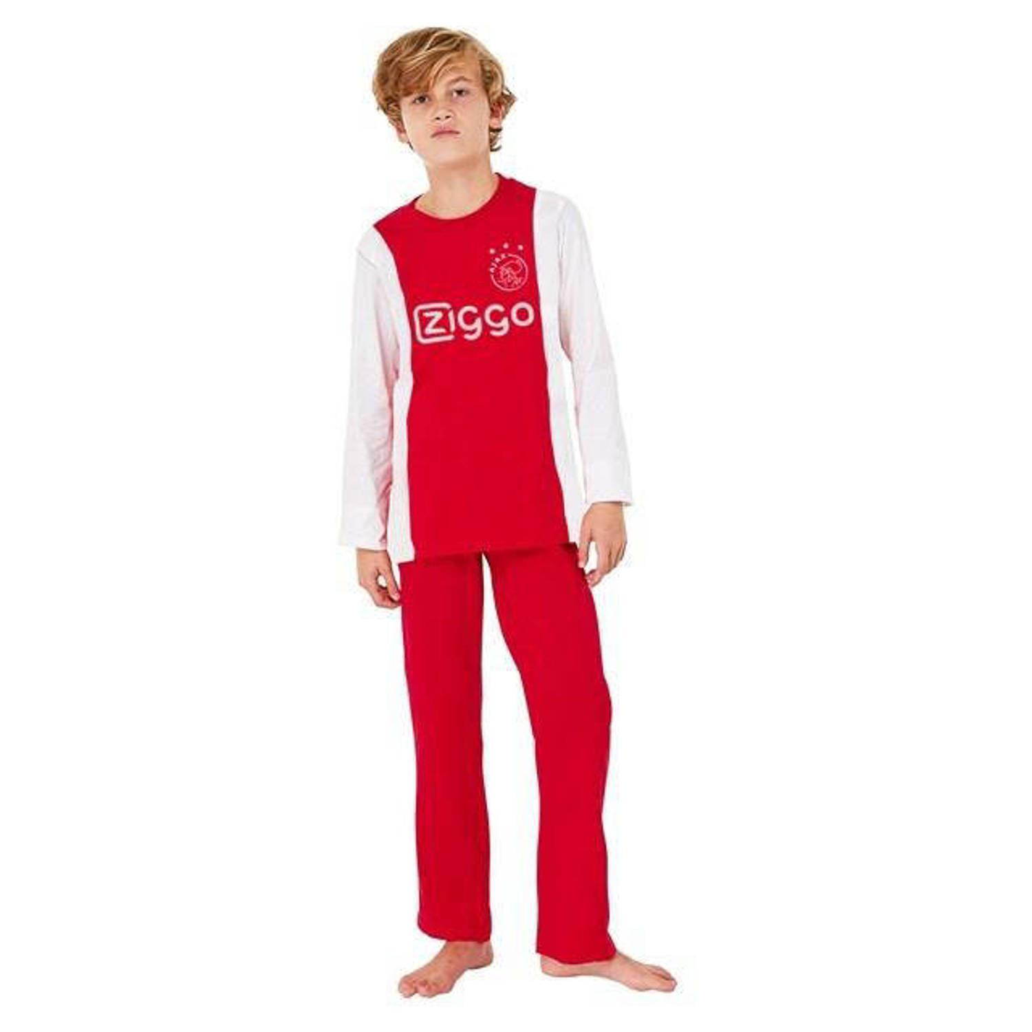 Ajax pyjama rood wit