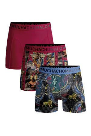 Wehkamp Muchachomalo boxershort Rome (set van 3) aanbieding
