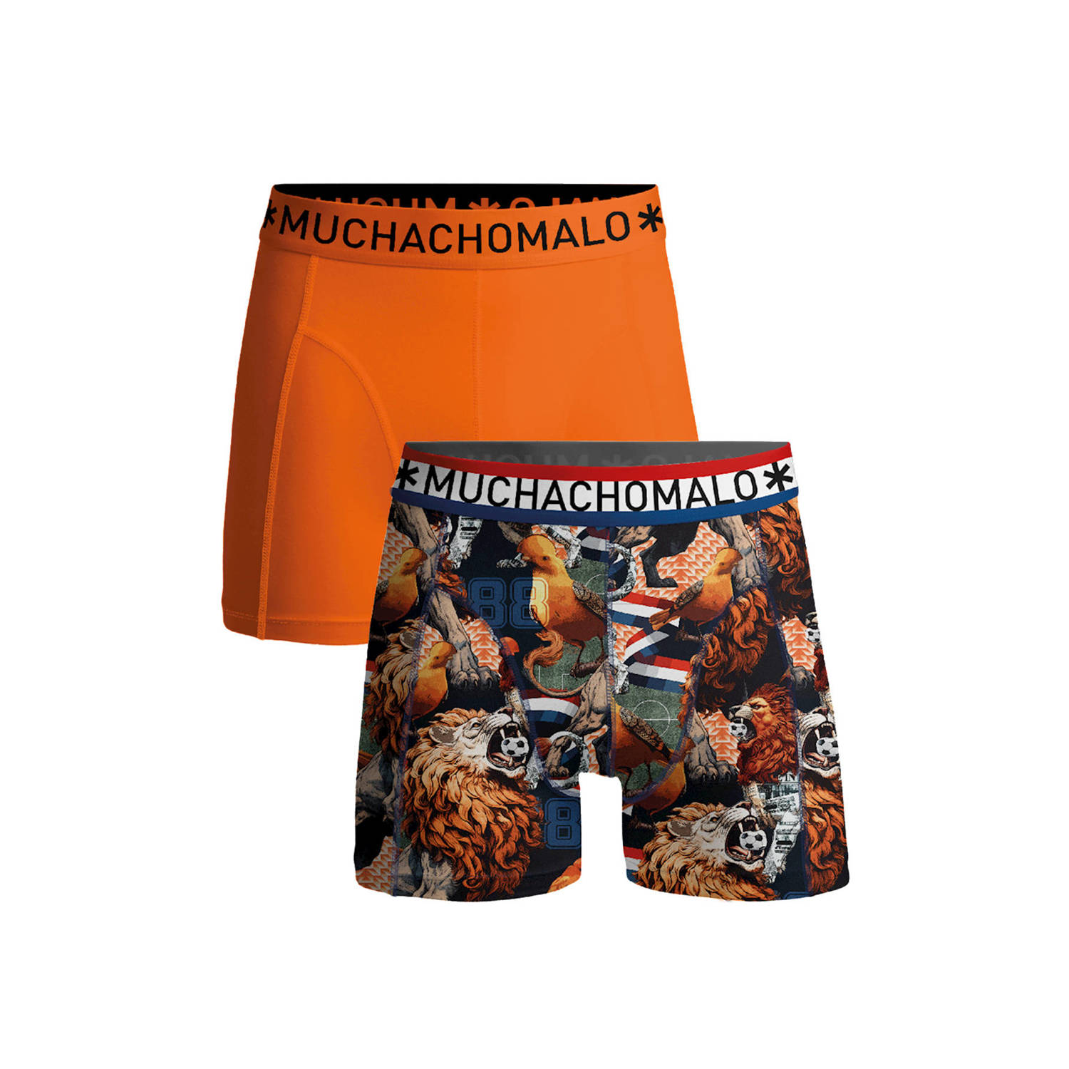 Muchachomalo boxershort Dutch Lion (set van 2) EK 2024