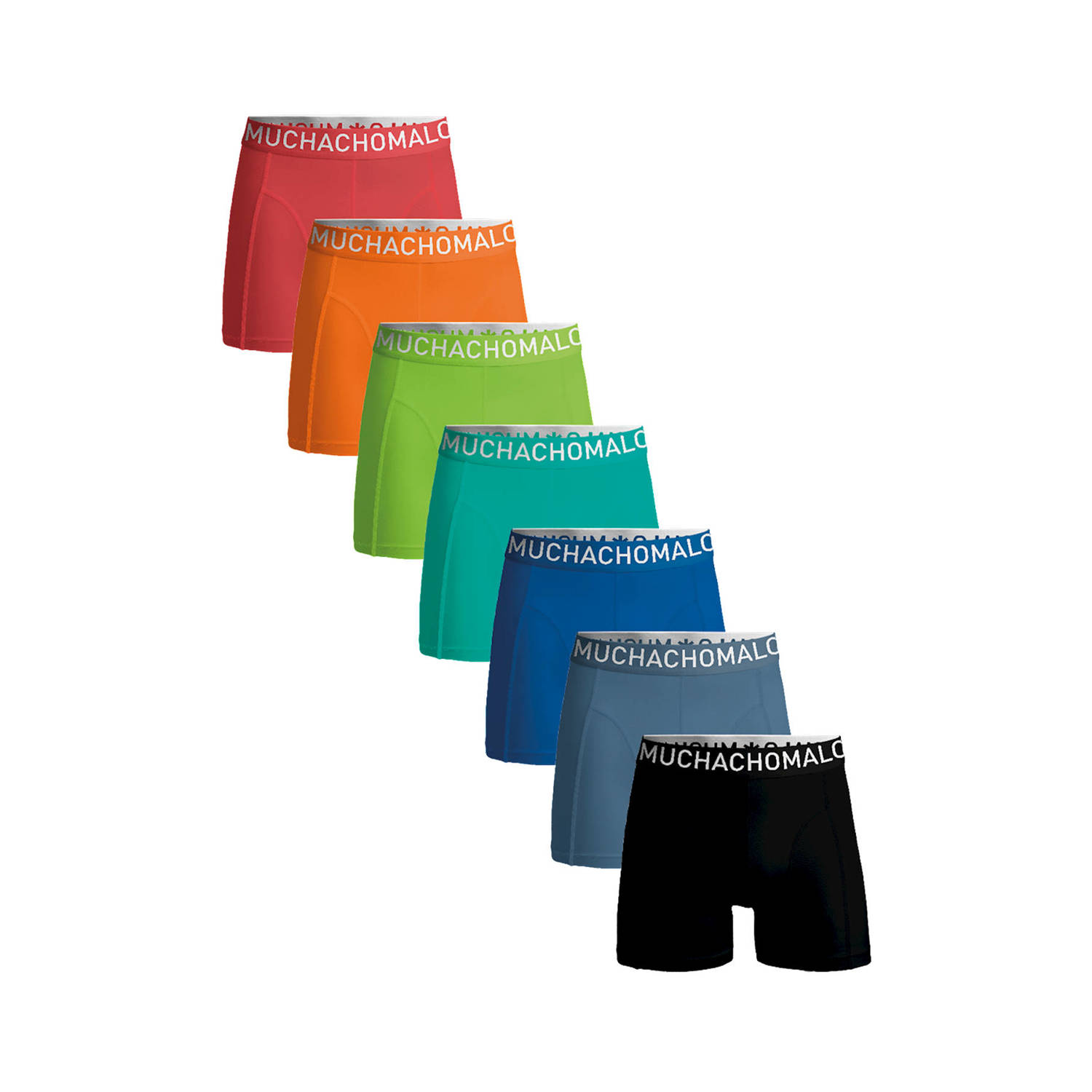 Muchachomalo boxershort Solid (set van 7)