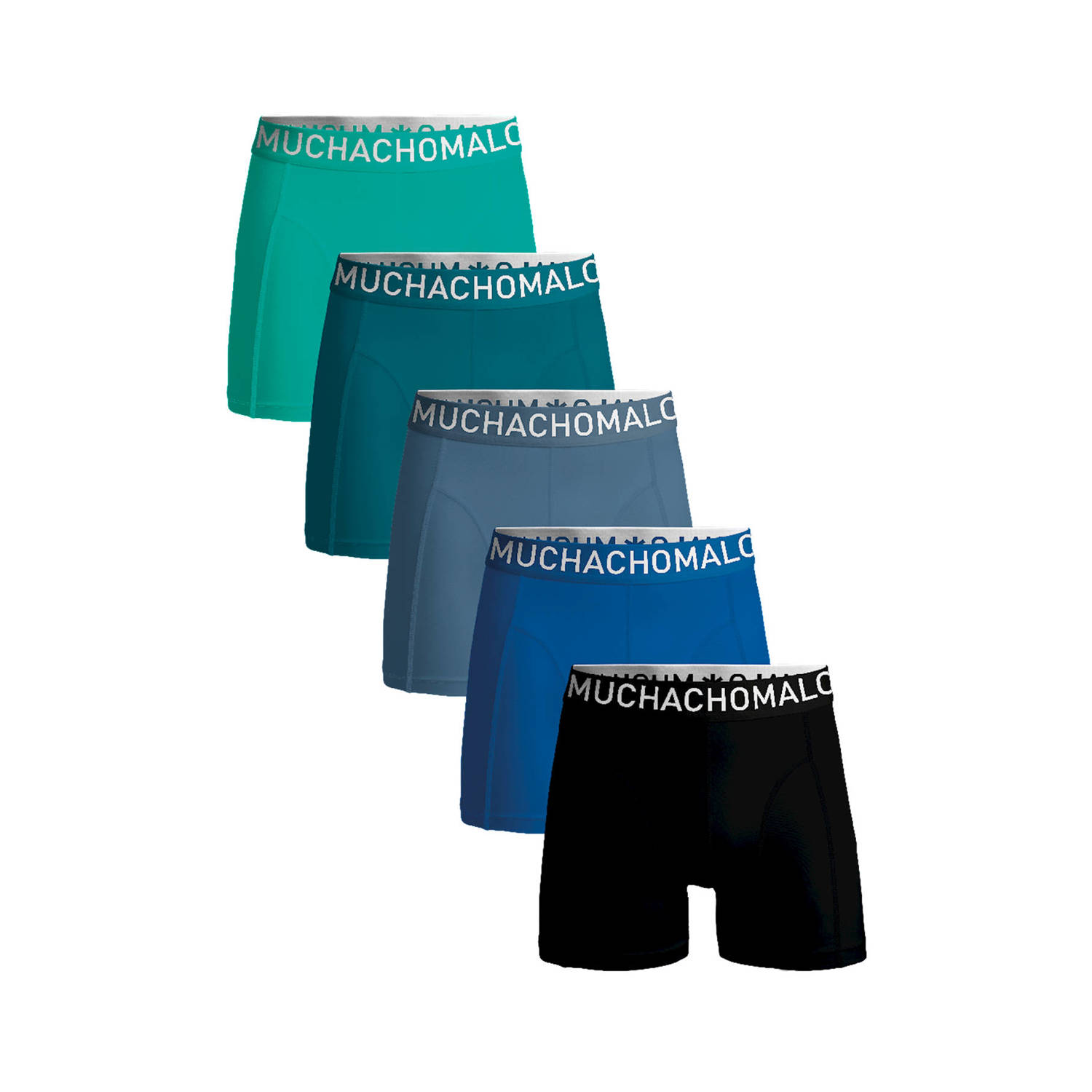 Muchachomalo boxershort Solid (set van 5)