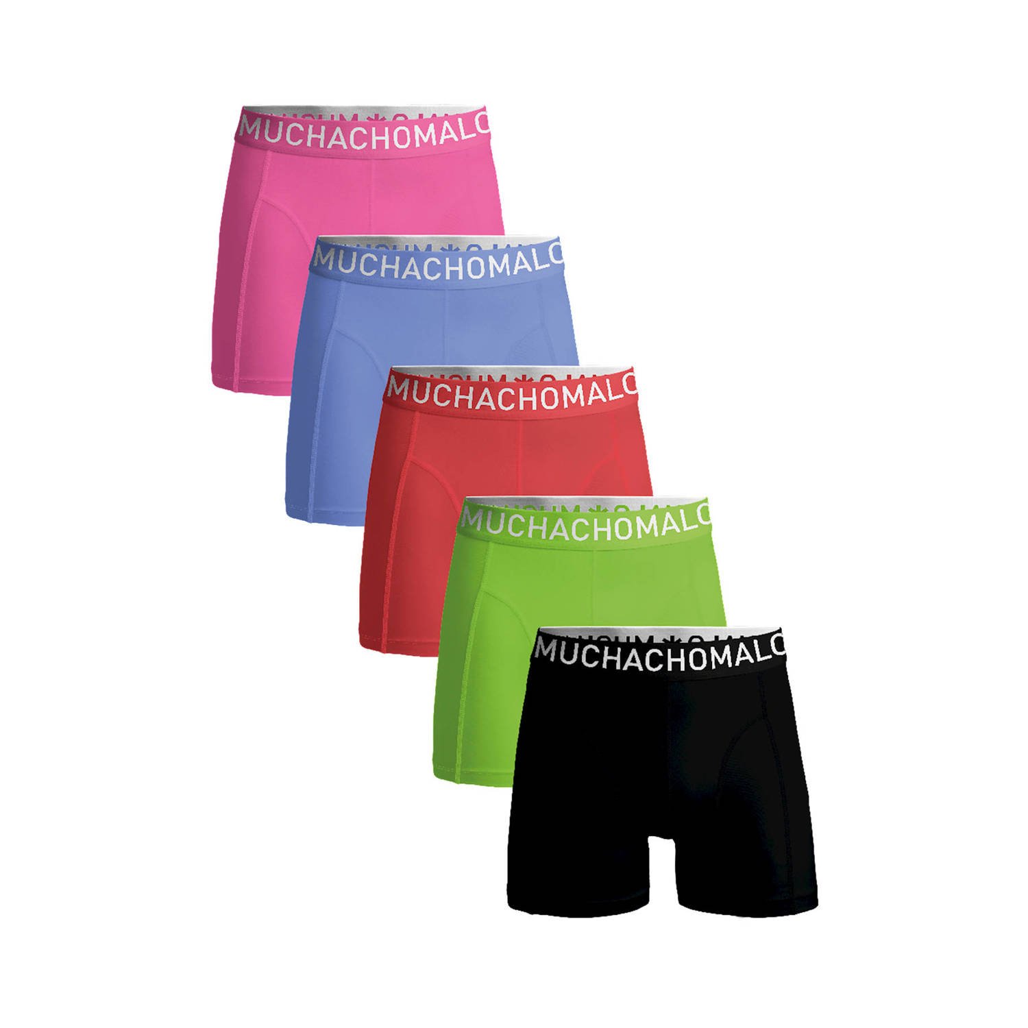 Muchachomalo boxershort Solid (set van 5)