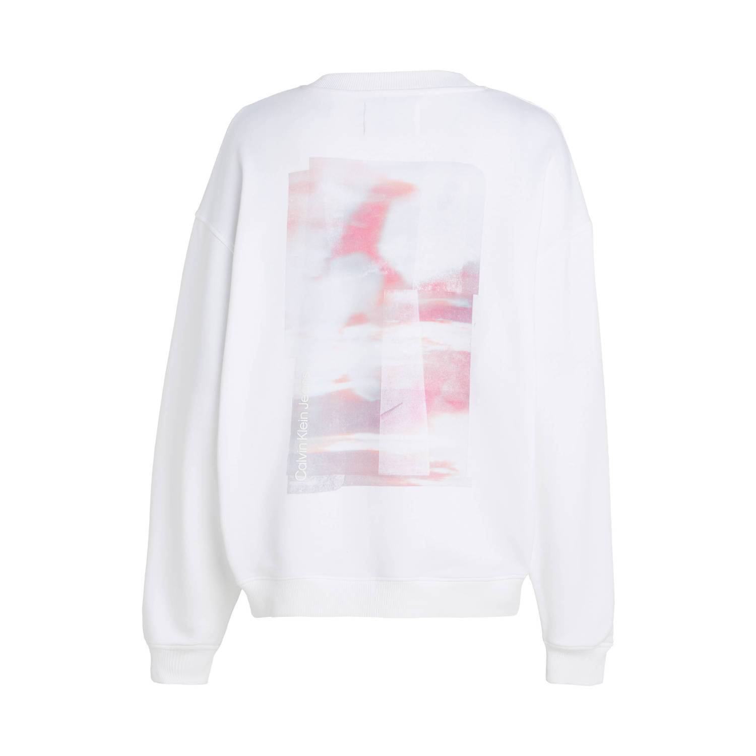 CALVIN KLEIN JEANS sweater van katoen wit