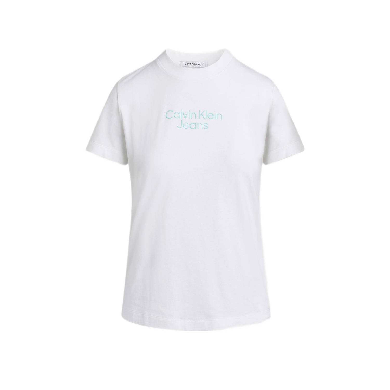 CALVIN KLEIN JEANS T-shirt met tekst wit