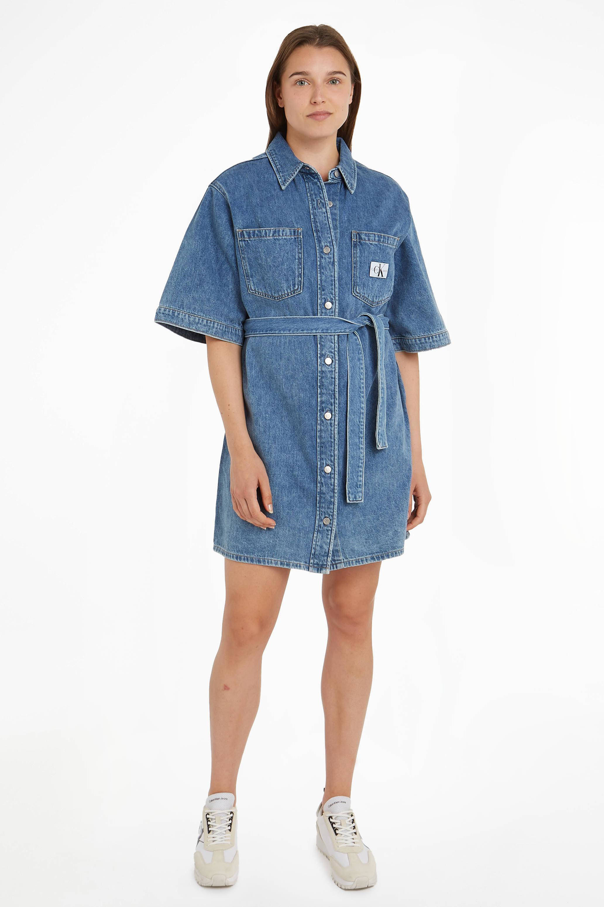 Denim blousejurk 2025