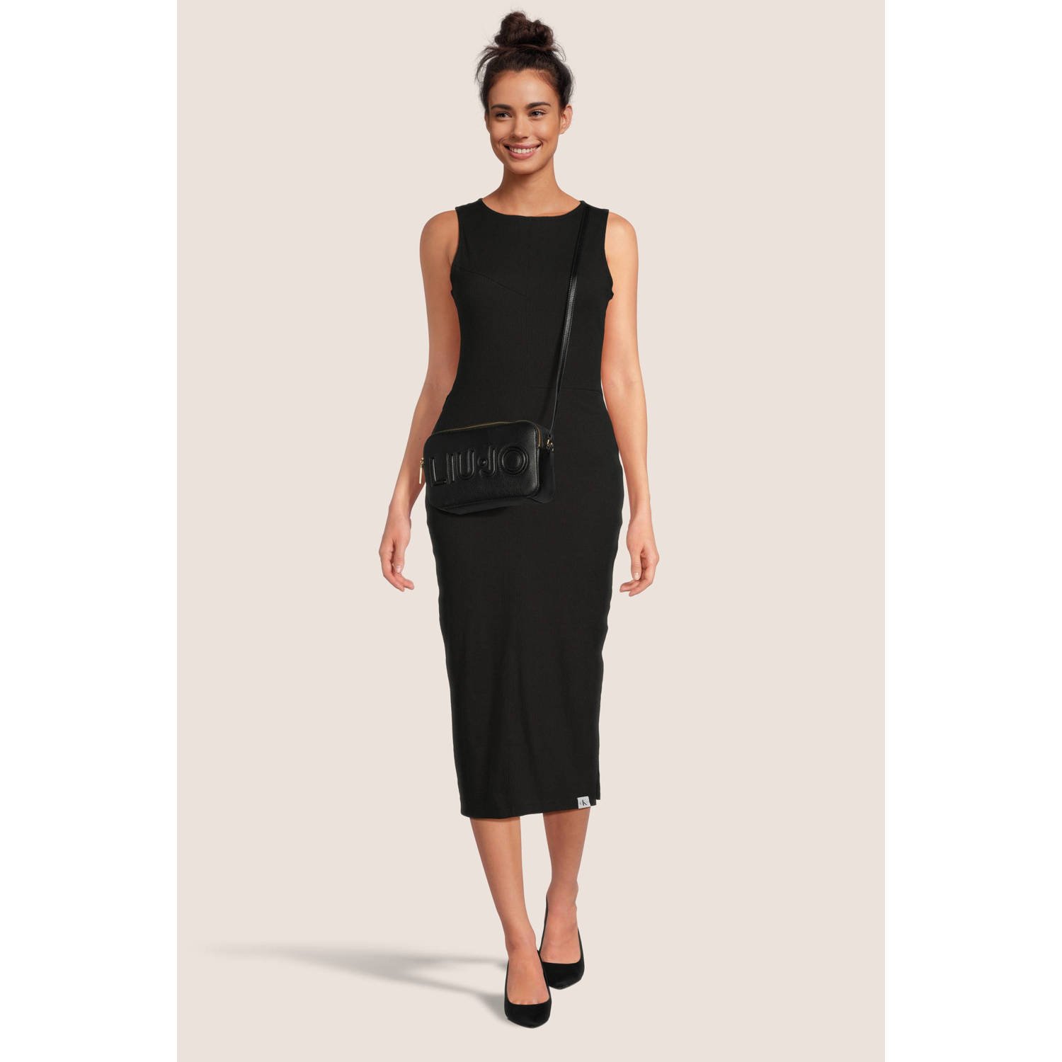 CALVIN KLEIN JEANS jurk zwart
