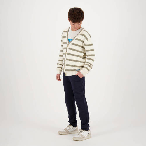 Vingino gestreept vest MAK ecru/beige afbeelding